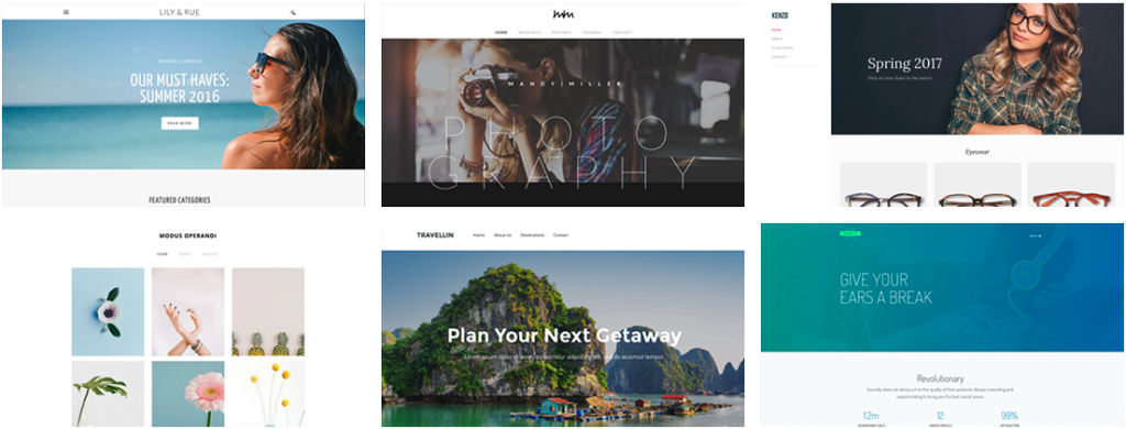 Temas Weebly